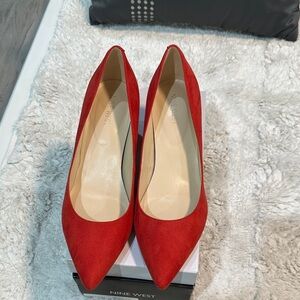 Nine West Bold Red Heels